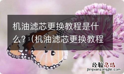 机油滤芯更换教程是什么意思 机油滤芯更换教程是什么?