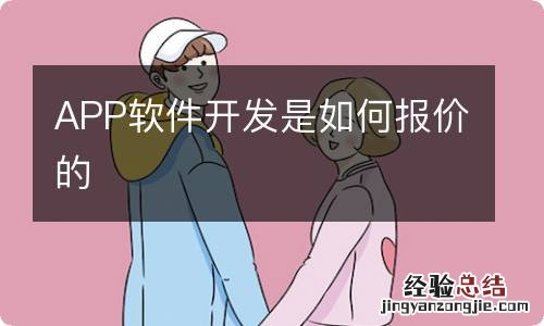 APP软件开发是如何报价的