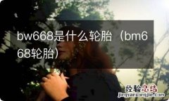 bm668轮胎 bw668是什么轮胎