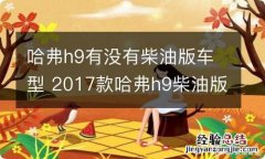 哈弗h9有没有柴油版车型 2017款哈弗h9柴油版怎么样