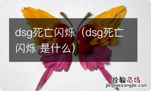 dsg死亡闪烁 是什么 dsg死亡闪烁