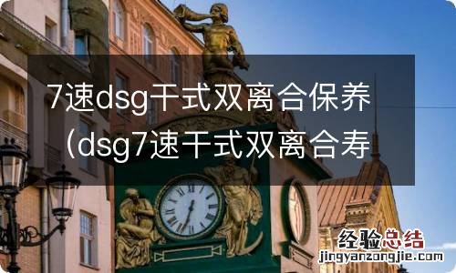 dsg7速干式双离合寿命 7速dsg干式双离合保养