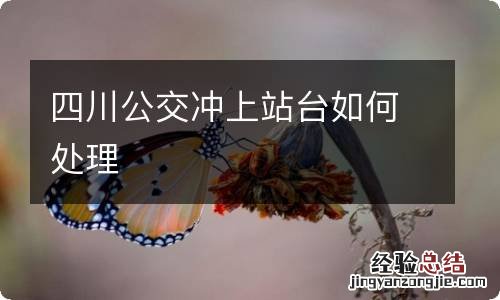 四川公交冲上站台如何处理