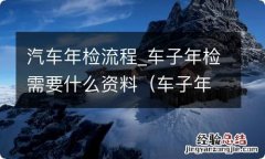 车子年检要哪些资料 汽车年检流程_车子年检需要什么资料