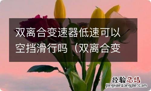 双离合变速器低速可以空挡滑行吗视频 双离合变速器低速可以空挡滑行吗