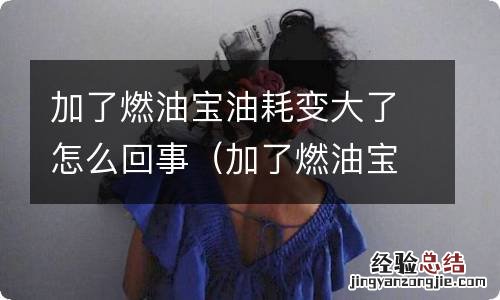 加了燃油宝油耗变大怎么办 加了燃油宝油耗变大了怎么回事