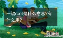 一键root是什么意思?有什么用?