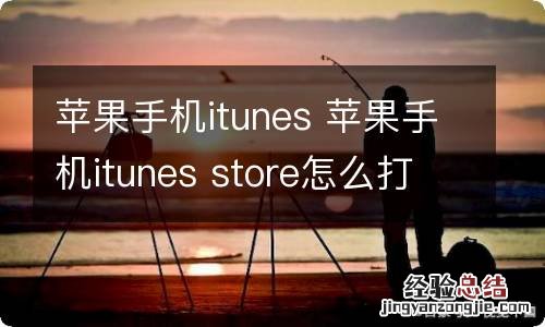 苹果手机itunes 苹果手机itunes store怎么打开