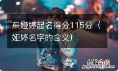 娅婷名字的含义 车娅婷起名得分115分