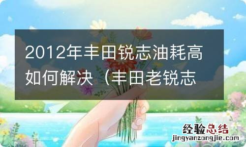 丰田老锐志油耗 2012年丰田锐志油耗高如何解决