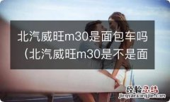 北汽威旺m30是不是面包车 北汽威旺m30是面包车吗