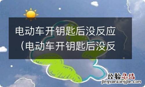 电动车开钥匙后没反应,遥控有反应 电动车开钥匙后没反应