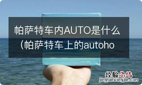 帕萨特车上的autohold 帕萨特车内AUTO是什么