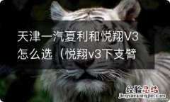 悦翔v3下支臂和夏利一样吗 天津一汽夏利和悦翔V3怎么选