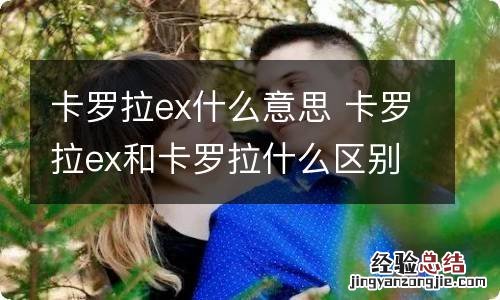 卡罗拉ex什么意思 卡罗拉ex和卡罗拉什么区别