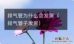 排气管子发黑 排气管为什么会发黑