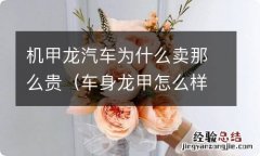 车身龙甲怎么样 机甲龙汽车为什么卖那么贵