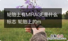 轮胎上有MIRAGE是什么标志 轮胎上的m