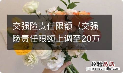 交强险责任限额上调至20万元 交强险责任限额