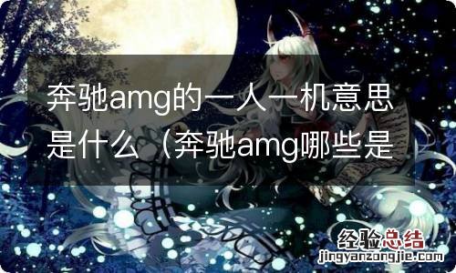 奔驰amg哪些是一人一机 奔驰amg的一人一机意思是什么