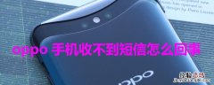 oppo手机收不到短信怎么回事