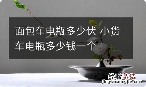 面包车电瓶多少伏 小货车电瓶多少钱一个