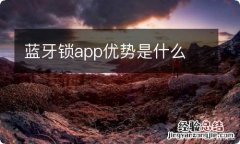 蓝牙锁app优势是什么