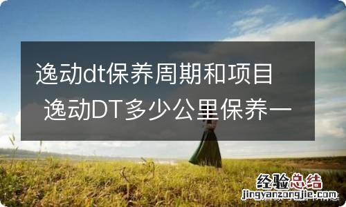 逸动dt保养周期和项目 逸动DT多少公里保养一次