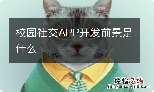 校园社交APP开发前景是什么