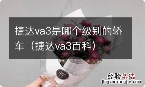 捷达va3百科 捷达va3是哪个级别的轿车