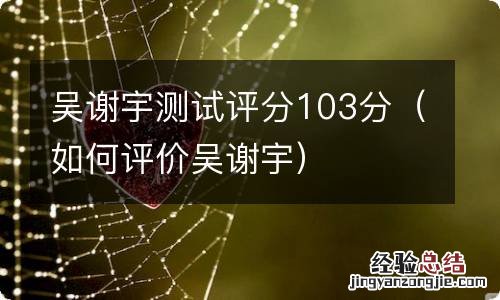 如何评价吴谢宇 吴谢宇测试评分103分