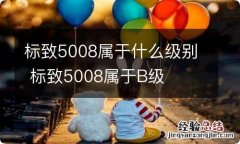 标致5008属于什么级别 标致5008属于B级