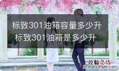 标致301油箱容量多少升 标致301油箱是多少升