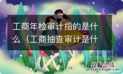 工商抽查审计是什么意思 工商年检审计指的是什么