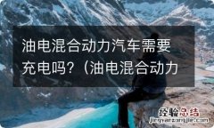 油电混合动力汽车需要充电吗 雷克萨斯ES300 油电混合动力汽车需要充电吗?