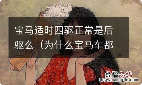 为什么宝马车都是适时四驱 宝马适时四驱正常是后驱么
