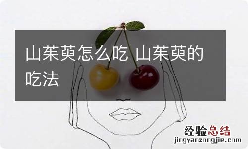 山茱萸怎么吃 山茱萸的吃法