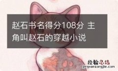 赵石书名得分108分 主角叫赵石的穿越小说