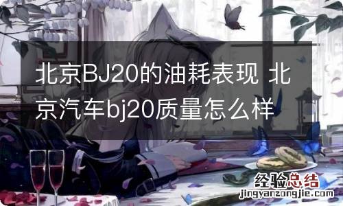 北京BJ20的油耗表现 北京汽车bj20质量怎么样