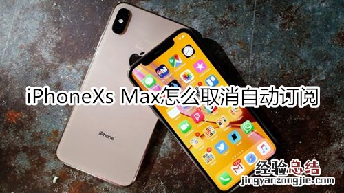 iPhoneXs Max怎么取消自动订阅