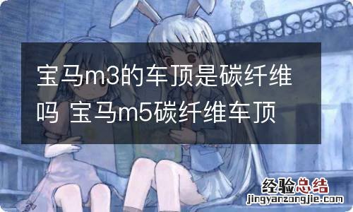 宝马m3的车顶是碳纤维吗 宝马m5碳纤维车顶