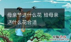 母亲节送什么花 给母亲送什么花合适