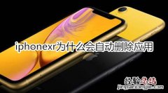 iphonexr为什么会自动删除应用