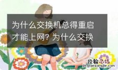 为什么交换机总得重启才能上网? 为什么交换机总得重启才能上网络