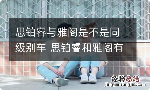 思铂睿与雅阁是不是同级别车 思铂睿和雅阁有什么区别