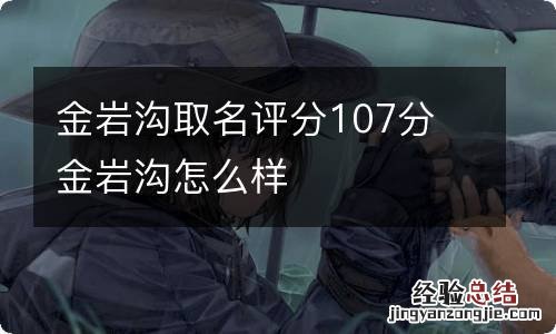 金岩沟取名评分107分 金岩沟怎么样