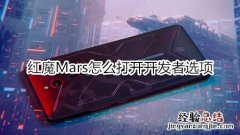 红魔Mars怎么打开开发者选项