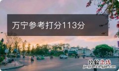 万宁参考打分113分