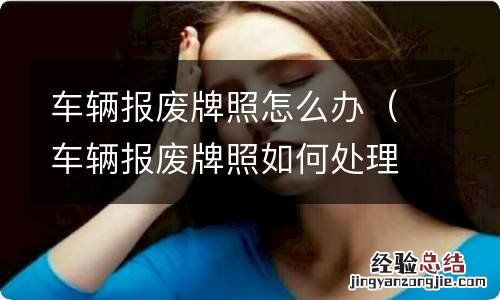 车辆报废牌照如何处理 车辆报废牌照怎么办