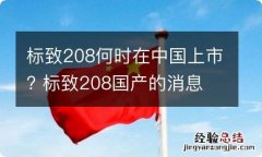 标致208何时在中国上市? 标致208国产的消息